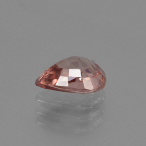Zircon Gemstone in 7.8 x 5.7 mm Size for Sale, Zircon Stone in Peach Color