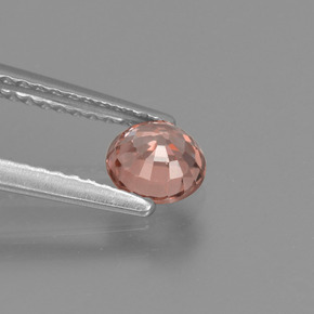 Zircon Gemstone in 5 mm (calibrated) Size for Sale, Zircon Stone in Rose Pink Color