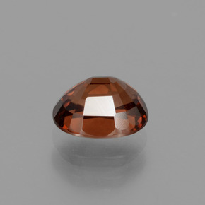 Zircon Gemstone in 6.3 x 5.3 mm Size for Sale, Zircon Stone in Rose Orange Color