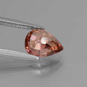 Zircon Gemstone in 8.1 x 6.7 mm Size for Sale, Zircon Stone in Rose Color