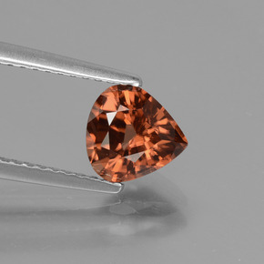 tieforange-rot Zirkon Edelstein - 1.6ct Birnen Schliff (ID: 429541)