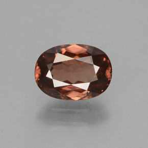 1.94 ct Pink Zircon Gemstone, Zircon Gem in Oval Facet Shape for Sale.