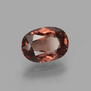 1.94 ct Pink Zircon Stone, Natural Zircon in Oval Facet Shape for Sale