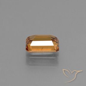 Zircon Gemstone in 7 x 5 mm (calibrated) Size for Sale, Zircon Stone in Earth Orange Color