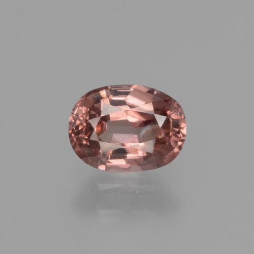 Rojo indio Circón Gema - 1ct Forma ovalada (ID: 429824)