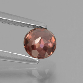 Zircon Gemstone in 4.5 mm Size for Sale, Zircon Stone in Rose Pink Color