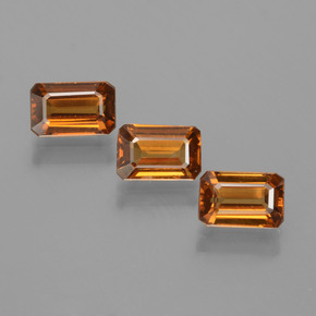 Naranja terroso Circón Gema - 0.8ct Forma octagonal (ID: 430049)