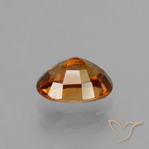 Zircon Gemstone in 8 x 6 mm (calibrated) Size for Sale, Zircon Stone in Gingerbread Brown Color