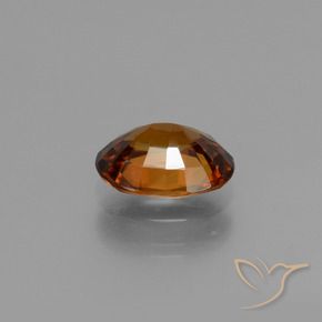 Zircon Gemstone in 8 x 6 mm (calibrated) Size for Sale, Zircon Stone in Amber Orange Color