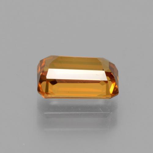 Zircon Gemstone in 7.2 x 4.8 mm Size for Sale, Zircon Stone in Medium Orange Color