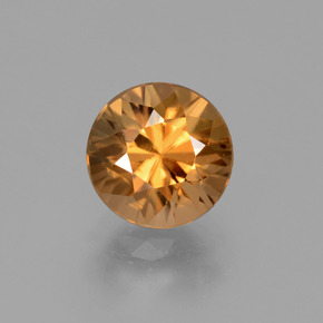 1.99 ct Orange Zircon Gemstone, Zircon Gem in Diamond-Cut Shape for Sale.