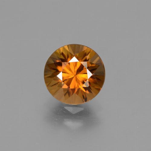 Naranja terroso Circón Gema - 1.9ct Corte Diamante (ID: 434260)