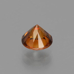 Zircon Gemstone in 5.9 mm Size for Sale, Zircon Stone in Orange Color