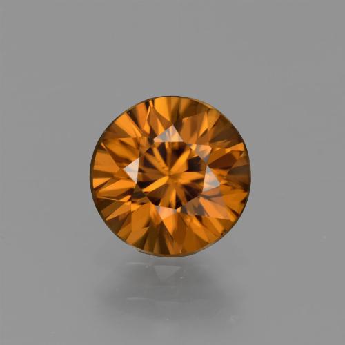 Naranja medio Circón Gema - 1.4ct Corte Diamante (ID: 434594)