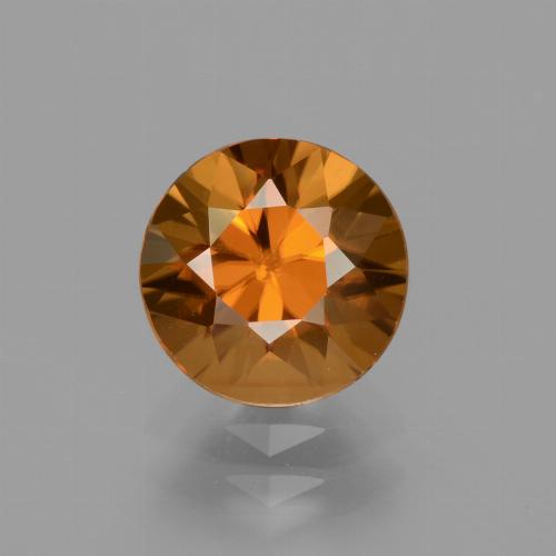 Naranja medio Circón Gema - 2.5ct Corte Diamante (ID: 434693)