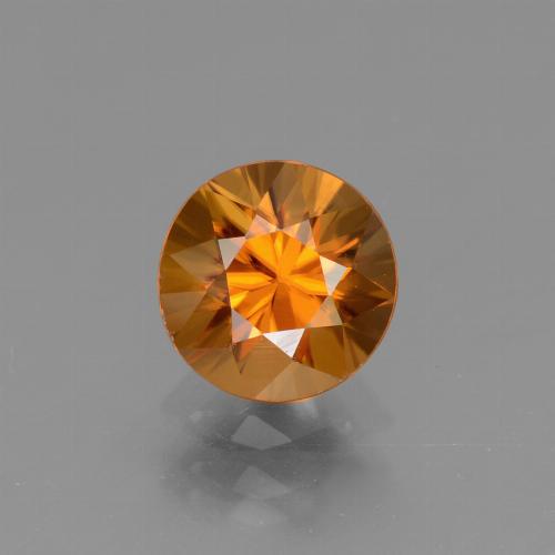 Naranja oscuro Circón Gema - 1.8ct Corte Diamante (ID: 437065)