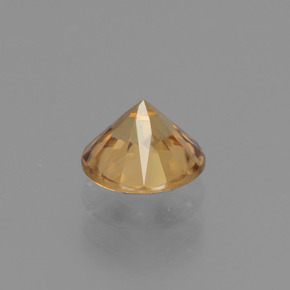 Zircon Gemstone in 6 mm (calibrated) Size for Sale, Zircon Stone in Golden Color