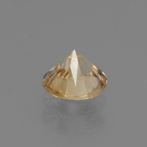 Zircon Gemstone in 6 mm (calibrated) Size for Sale, Zircon Stone in Golden Color