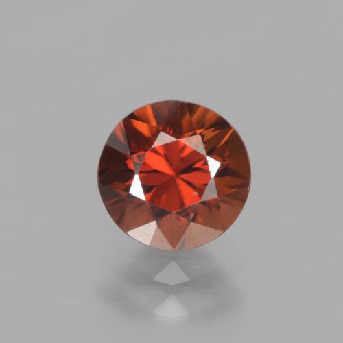 Naranja rojizo Circón Gema - 1.7ct Corte Diamante (ID: 438363)