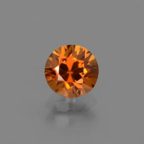 Naranja medio Circón Gema - 1.4ct Corte Diamante (ID: 438673)