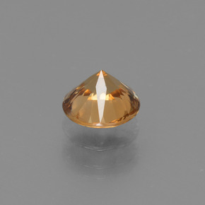 Zircon Gemstone in 6 mm (calibrated) Size for Sale, Zircon Stone in Golden Color