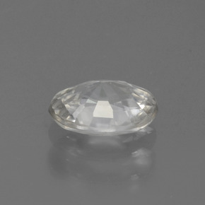 Zircon Gemstone in 7 x 5 mm (calibrated) Size for Sale, Zircon Stone in White Color