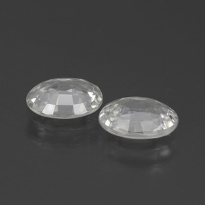 Zircon Gemstones in 9.2 x 5.1 mm Size for Sale, Zircon Stones in White Color