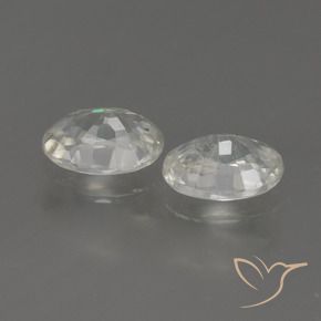 Zircon Gemstones in 7 x 5 mm (calibrated) Size for Sale, Zircon Stones in Warm White Color