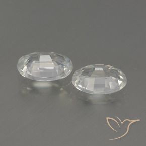 Zircon Gemstones in 6.9 x 4.8 mm Size for Sale, Zircon Stones in Warm White Color
