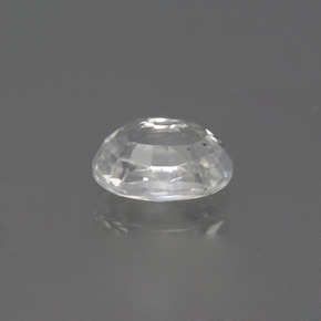 Zircon Gemstone in 7 x 5 mm (calibrated) Size for Sale, Zircon Stone in White Color