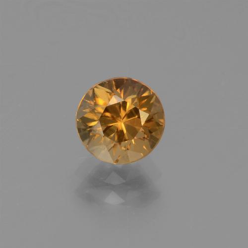 Medium Gold Zircone Gem - 1.7ct Taglio brillante (ID: 442762)