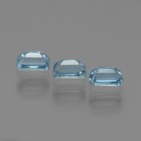 Zircon Gemstones in 4.5 x 2.7 mm Size for Sale, Zircon Stones in Blue Color