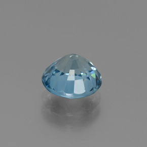 Zircon Gemstone in 8 mm (calibrated) Size for Sale, Zircon Stone in Swiss Blue Color