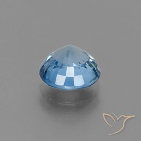 Zircon Gemstone in 8 mm (calibrated) Size for Sale, Zircon Stone in Azure Blue Color