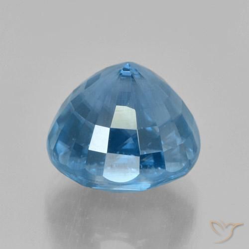 Zircon Gemstone in 9 mm (calibrated) Size for Sale, Zircon Stone in Blue Color