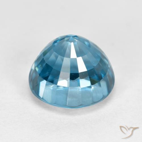 Best Blue Zircon for an Engagement Ring | Large Size, Top Color
