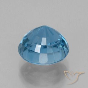 Zircon Gemstone in 8.5 mm (calibrated) Size for Sale, Zircon Stone in Blue Color