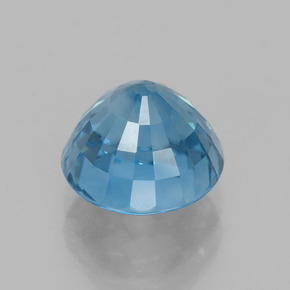 Zircon Gemstone in 8.5 mm Size for Sale, Zircon Stone in True Blue Color