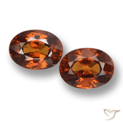 4.27 ct Orange Zircon, 8.1 x 6.1 mm Oval Cut From Tanzania, Photo A