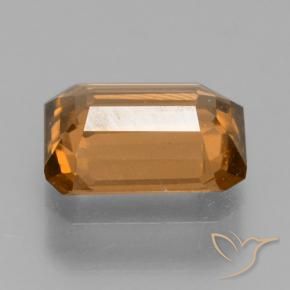 Zircon Gemstone in 7.2 x 5.2 mm Size for Sale, Zircon Stone in Medium Orange Color