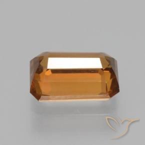 Zircon Gemstone in 7 x 5 mm (calibrated) Size for Sale, Zircon Stone in Earth Orange Color