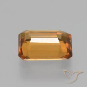 Zircon Gemstone in 7 x 5 mm (calibrated) Size for Sale, Zircon Stone in Earth Orange Color