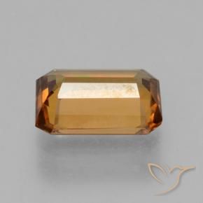 Zircon Gemstone in 7 x 5 mm (calibrated) Size for Sale, Zircon Stone in Orange Brown Color