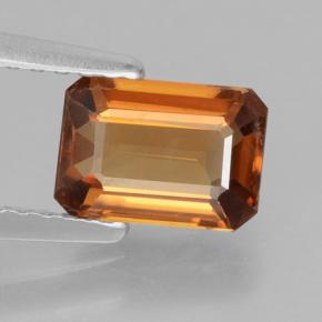 Earth Orange Zircone Gem - 1.5ct Taglio ottagonale (ID: 463367)