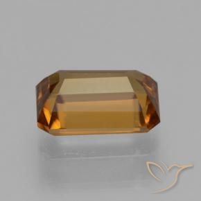 Zircon Gemstone in 7 x 5 mm (calibrated) Size for Sale, Zircon Stone in Orange Brown Color