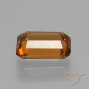 Zircon Gemstone in 7 x 5 mm (calibrated) Size for Sale, Zircon Stone in Brownish Orange Color