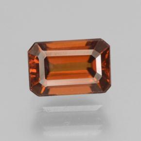 Amber Orange Циркон Камень - 1ct Восьмиугольная ступенчатая огранка (ID: 463455)