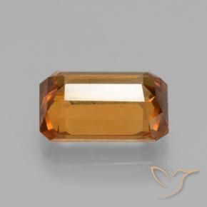 Zircon Gemstone in 7.2 x 5.2 mm Size for Sale, Zircon Stone in Deep Orange Color