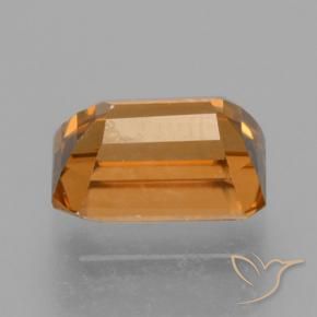 Zircon Gemstone in 6.2 x 4.3 mm Size for Sale, Zircon Stone in Yellowish Orange Color