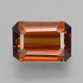 1.4ct Octagon Step Cut Orange Zircon Gem for sale 1.4ct Octagon Step Cut Orange Zircon Gem (ID: 463481)